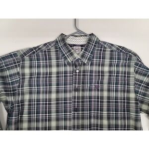 Cinch‎ Mens Plaid Long Sleeve Button Down Western Shirt - Size L